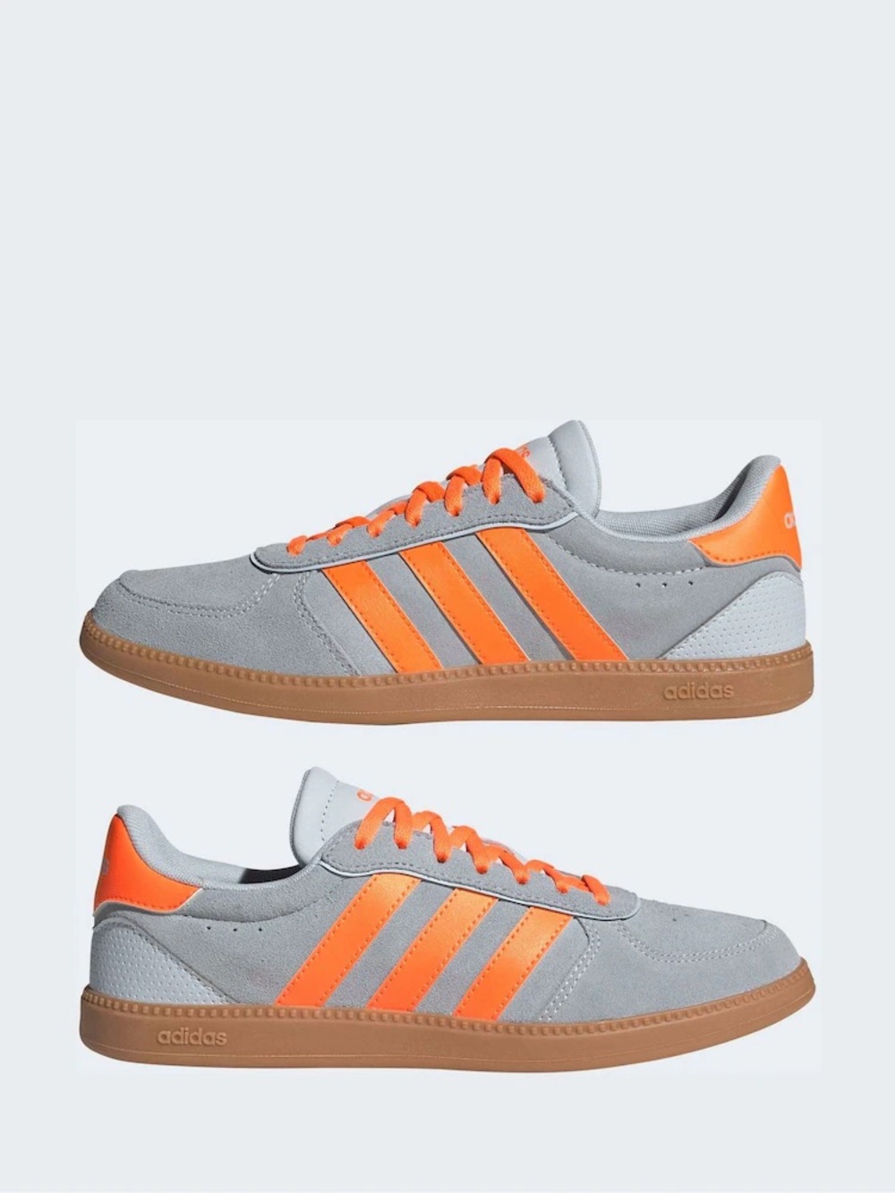 adidas 7.5W Grey/Orange Breaknet Sleek Trainers